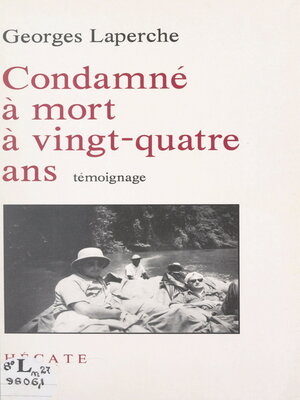cover image of Condamné à mort à vingt-quatre ans